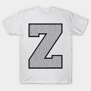 Z Black T-Shirt